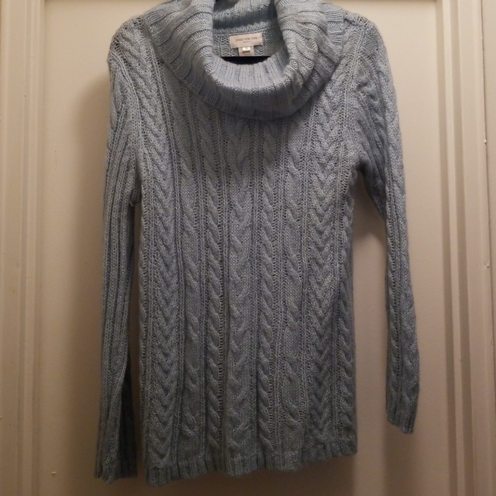 EUC JONES NY COWLNECK MOHAIR SWEATER SZ. M